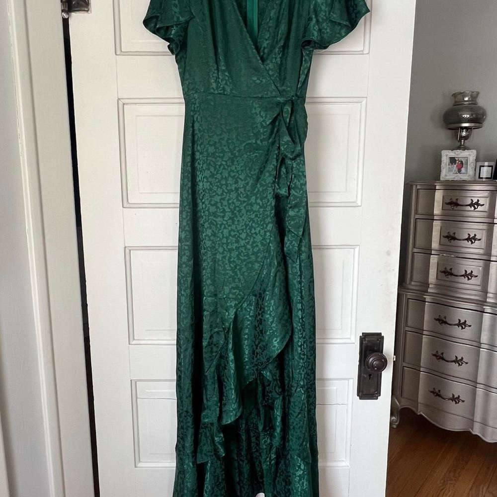 Altar'd State Emerald Maxi Dress
